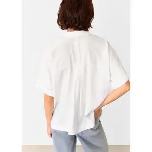 Whistles White Sasha Relaxed Shirt